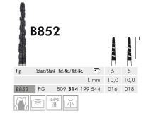 B 852 FG 016 Black Cobra instrument diamanté img