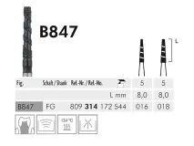 B 847 FG 016 Black Cobra instrument diamanté img