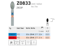 LUS91 Luster Zirconia Adjusting & Polishing Kit, Intraoral