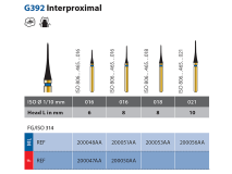 Diatech G392 Interproximal ML FG 021 tête 10 instrument diamanté img