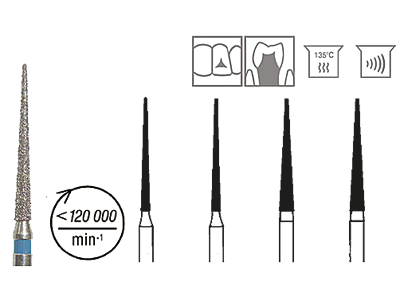 FRESE DIAM.SSWHITE FG 859 014 Grana Fine 5pz - Gerhò - Foto 7