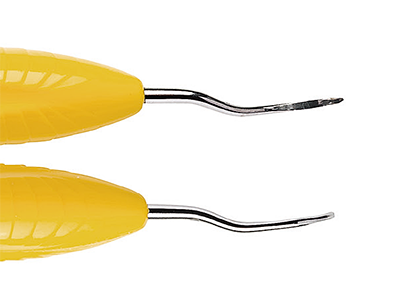 thumbnail image 2 of McCall 17S/18S Double-End Periodontal Curette Scaler – SURGICALUSA Dental Instrument 2 of 5