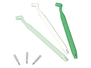 Brosse d'application dentaire Porte-pinceaux colorés + pinceaux jetables img