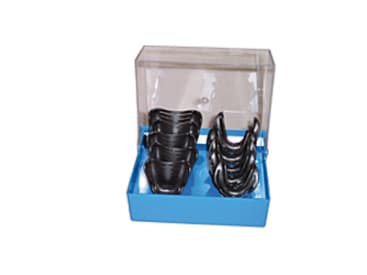 Afdruklepels Border-Lock autoclaveerbare afdruklepel onbetand assortiment met opbergdoos img
