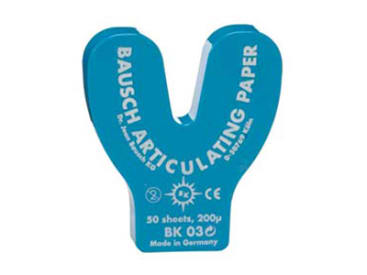 Papier d'articulation BK-03 en forme U 0,20mm bleu  img
