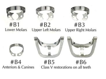 Kits de digue Crampon à digue Brinker set (sans ailettes) img