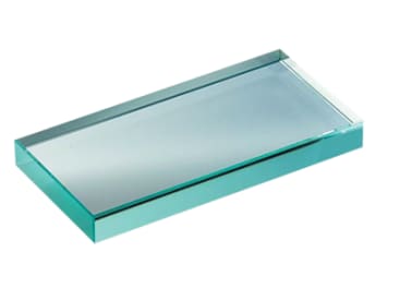 Plaques de verre et godet dappen Glasplaat one side polished 150 x75 mm img