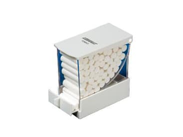 Distributeurs et poubelles Lunamat distributeur de rouleaux de coton Luna en plastique blanc  img