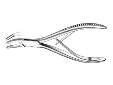 Tandarts tangen  Knabbeltang Friedman gebogen 14,5cm img
