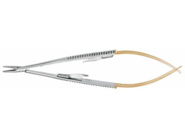 Porte-aiguilles Porte-aiguille Castroviejo 14cm avec des incrustations de métal dur img