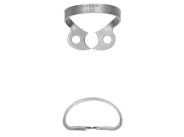 Digues - crampons Crampon à digue premolar Satin Steel img