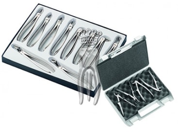 Tandarts tangen  Extractietangen set Economica + kindertangenset img