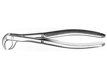 Tandarts tangen Extractietang "cow-horn beak" A molaren onder klein model img