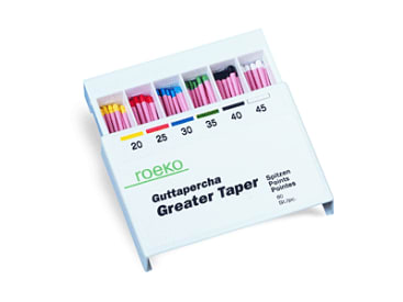 Wortelkanaal Gutta Percha Roeko gutta percha punten greater taper img