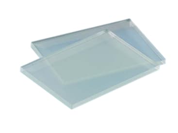 Plaques de verre et godet dappen Glasplaat one side polished 95 x 70 mm img