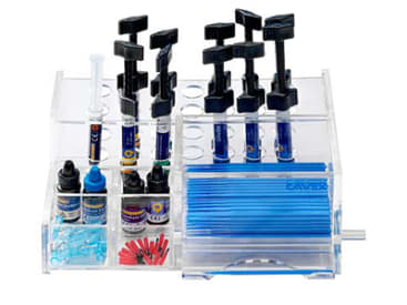 Houders en organisers voor spuiten en caps Quadrant Q-Systemiser seringue ( incl. 100 Quadrant Q-Brushes XL)
img