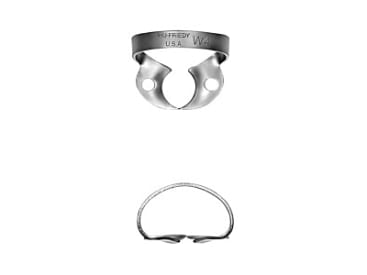Cofferdam / rubberdam - klemmen Rubberdamklem Upper Molar Satin Steel img