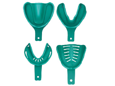 Afdruklepels Border-Lock vervormbare disposable afdruklepel trial set img