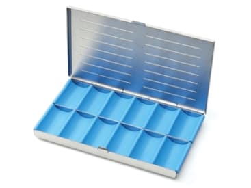Tandheelkundige trays en cassettes Cassette 21 x 12 (12 compartments) img