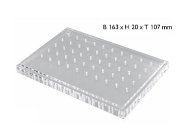 Porte-fraises Bur block non-sterilizable plexi 2807 img