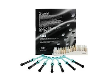 Universeel tandheelkundig composietmateriaal G-aenial Quick Start Kit spuit  img