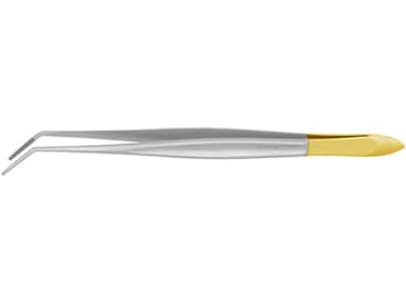 Pinces / précelles Pince à tissus Cushing courbée 45° 18cm PermaSharp img
