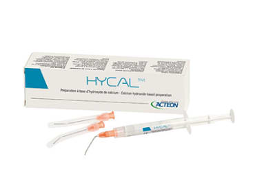 Ciment pour obturation canalaire Hycal seringue calciumhydroxide  img