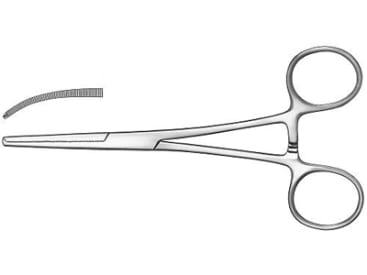 Pinces hémostatiques Pince hémostatique Ochsner-Kocher courbé 15cm img