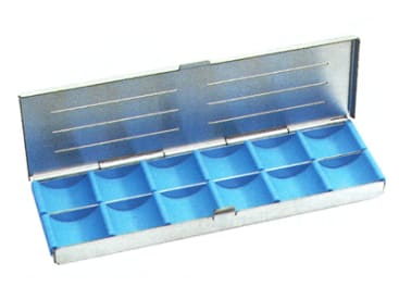 Cassettes pour le stockage des instruments Cassette 21 x 6 (12 compartiments) img