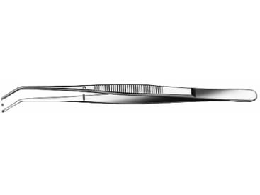 Pincetten Chirurgische pincet gebogen 15cm  img