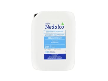 Désinfectant pour surfaces dentaires Nedalco Des-O alcohol 80%  img