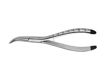 Pince pour extraction Davier à fragment de racines pointes fines  img