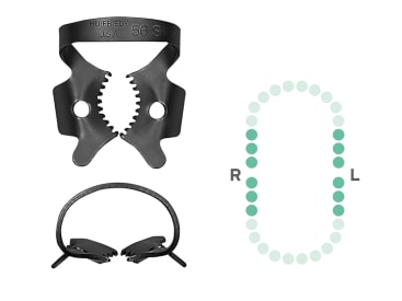 Crampon à digue Black Line General molar #56S img