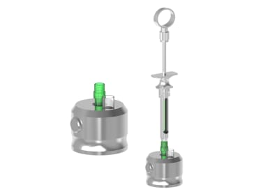 Staander voor injectiespuiten Secure Lock injectiespuit staander  img