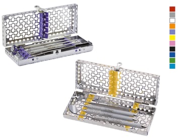 Tandheelkundige trays en cassettes Cassette DIN 1/4 voor 5 instrumenten img