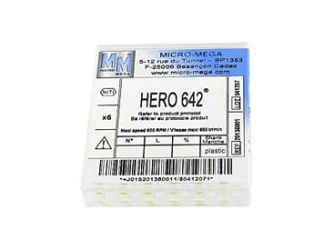 Endodontische roterende Instrumenten Hero Classics metal 25mm 2% img