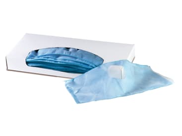 SafeDrape protection faciale bleu  img