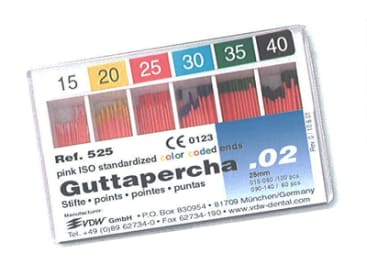 Wortelkanaal Gutta Percha Gutta Percha punten .02 img