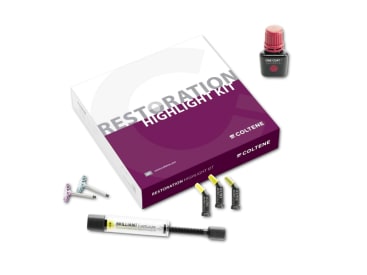 Composite universel dentaire Restoration Highlight kit tips  img