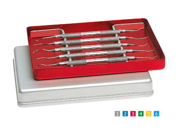 Trays pour rangement dentaires Plateau en aluminium 18x14cm img
