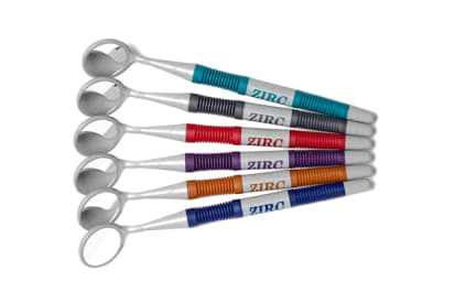 Tandheelkundige mondspiegels voor inspectie Crystal HD mondspiegel nr.4 Soft Grip assortiment Jewel img