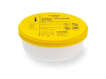 Silicones par addition pour empreintes dentaires Cavex SiliconA Soft Putty (jaune)  img