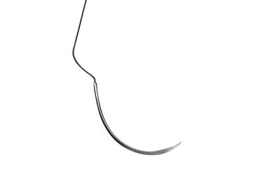 Perma Sharp sutures PGA Fast Absorbtion non teinté #5-0FA/C-6 Premium Inversée 3/8 cercle img