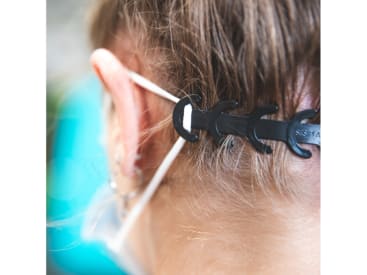 Masques chirurgicaux dentaires  Ear-saver elargisseur masque - noir img