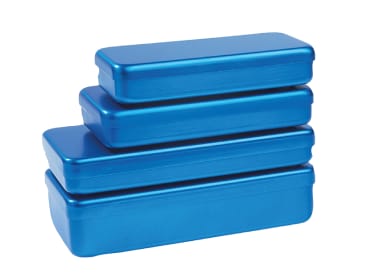 Tubs en dozen ALUMINIUM BOX BLUE img