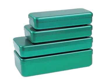 Tubs en dozen ALUMINIUM BOX GREEN img