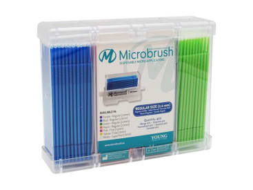Brosse d'application dentaire MICROBRUSH+ 4x100 applicateur img