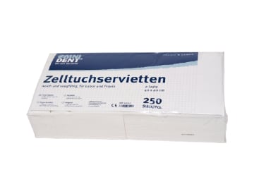 Servetten voor mondhygiëne Servetten wit 40 x 40 cm 2-laags img