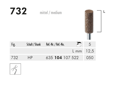 732 HP pointe à polir (brown, soft) img
