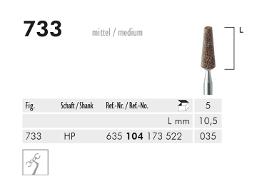 733 HP pointe à polir (brown, soft) img